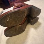 Naturalizer  Ruby Brown Leather Zip Ankle Boots Womens 8.5M Buckle Biker Photo 5