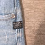G-star Raw  distressed raw hem Lynn skinny jeans size 28 Photo 3