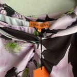 STINE GOYA Yuna Slinky Jersey Top Liquified Flora Purple Photo 5