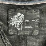 Pilcro  Thermal Top Long Sleeve V Neck Casual Layering Shirt Black Gray‎ Small Photo 5