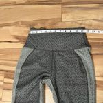 Free People  Movement Leggings Sz XS Soft Textured Olive Gray ColorBlock Hi-Waist Photo 4
