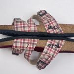 Birkenstock Birki’s Red Plaid Print Slide Sandals Women’s Size EU 37 US 6 Photo 7