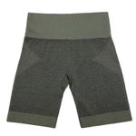 Med. 2pc Seamless Sports Bra & Fitness Shorts Green Photo 5