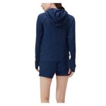 Outdoor Voices  Women's Size M Blue CloudKnit Pullover Hoodie EUC Photo 1