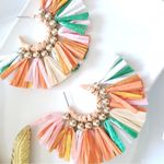 Free People New! FP Emelie Raffia Earrings Photo 7