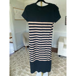 J.Crew  T-Shirt Midi Dress Striped French Minimalist Spring Summer Wedding Boho Photo 2