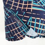 Hylete Velos Running Shorts Mesh Liner Scrunch Waistband Blue Orange Size Medium Photo 5