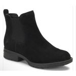 Børn Womens Black Suede Cove Waterproof Chelsea Boot Size US 7.5 Photo 0