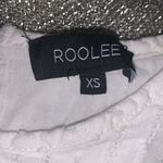Roolee  white keyhole lined short sleeve blouse Photo 6