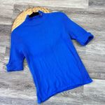 Ralph Lauren Vintage Y2K polo  blue‎ mock neck sweater short sleeve Photo 0