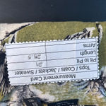 Tahari  Womens Blouse Size XL Linen Vacation Travel‎ Hawaiian Palm Tropical Beach Photo 10