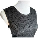 kim rogers Womens Petite Black Zipper Back Lace Sleeveless Party Dress - Sz PM M Photo 1