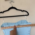 House Of CB  ‘Odelle’ Ocean Blue Strapless‎ Mini Dress NWOT size S Photo 5