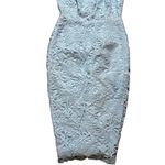 Yumi Kim Save The Date Floral Lace High Neck Dress in Baby Blue Sz Small Photo 6