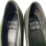 Mootsies Tootsies Vintage  Low Slip Ons 6m Dark Green Strappy Block Heel Photo 6
