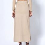 Alexis  Neicy A-Line Skirt in Tan sz S Photo 1