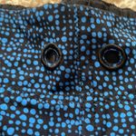 Lululemon Womens Black and Blue Polka Dot Running Shorts Photo 1