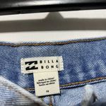 Billabong Cut Off Shorts Women 25 Blue Denim Mid-Rise Pockets Distressed Zip Fly Photo 3