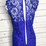 Emilio Pucci Blue Lace Illusion Cocktail Dress Size 10 Photo 6