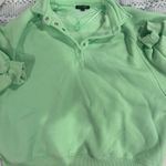 PaperMoon Oversized Neon Button up Sweatshirt  Photo 0