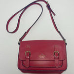 Kate Spade Essex Saddle Scout Red Leather Crossbody Purse Bag 100% Cow Leather Photo 0