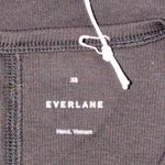 Everlane NWT  Black Short Sleeve Ribbed Knit Crew Neck T-Shirt XS Photo 3