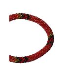 Sashka Bracelet Handmade Bohemian Chic Crochet Beaded Roll Photo 1