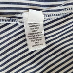 cupio Navy Stripe Off the Shoulder Top Size Medium Preppy Striped Top Photo 5