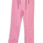 I am gia I.AM.GIA Women's Pink and Black lace up Trousers pants straight leg high rise Photo 1