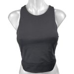 Banana Republic Black Sleeveless Racerback Yoga Tank Athletic Crop Top Size XS Photo 0
