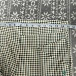 Betabrand NEW Journey Cream Teal Green Black Plaid Skinny Ankle Pant Medium Photo 9