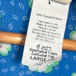 7th Ray  Blue Floral‎ Blouse Size Large Photo 5