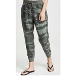 Splendid Camo Jogger Pants in Gray Green Small Photo 10