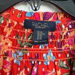 Rachel Roy Rachel  Tropical Floral Tassel Blouse Size XS Photo 5