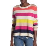 Adyson Parker NWT  multicolored stripped super Soft Sweater Medium Photo 3