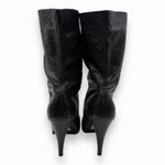 Cole Haan CH Leather Black High Heel Boots Women's Size 8.5 B Good Condition Photo 4