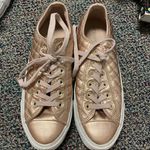 Converse Rose Gold metallic Sneakers Photo 1