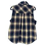Ci Sono Ci‎ Sono Plaid Collection brown plaid sleeveless top medium Photo 1