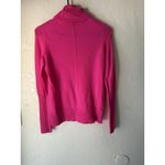 AQUA  Cashmere Sweater Womens XS Pink Turtleneck‎ Pullover Ribbed Hem Long Sleeve Photo 7