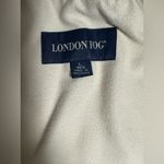 London Fog Size Large Tan Jacket Coat Double Collar Button Up Pea Coat Soft Photo 9