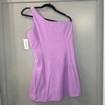 Outdoor Voices NWT  One Shoulder Dress Built-In Shorts Liner Lavender Sz Large Photo 3