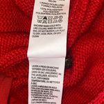 Lucky Brand Split Back w/ Swiss Dot Inset Sweater in Festive Red - size medium Photo 4