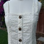 American Eagle Floral eyelet button up dress Photo 1