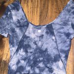 Lululemon  Align Tee Nulu Size 2 Diamond Dye Lunar Rock True Navy Photo 2