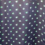 CAbi  5019 Navy, Green & White Martini Blouse Photo 7