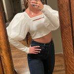 ZARA NWT  puffy sleeve blouse Photo 1