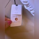 Shade & Shore 🔻NWT  white one piece swimsuit size 8/10 high leg cheeky Photo 6