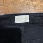 NWT Favorite Daughter The Eva Long Slim Denim Shorts Black Size 34 Photo 3