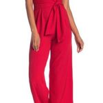 Laundry by Shelli Segal Wide Leg Belted Jumpsuit, Poppy Red, Size 16 New w/Tag Photo 8