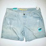 Old Navy 🆕 Womens 4 XS Small Boyfriend Light Denim Ripped Jean Shorts NEW Photo 0